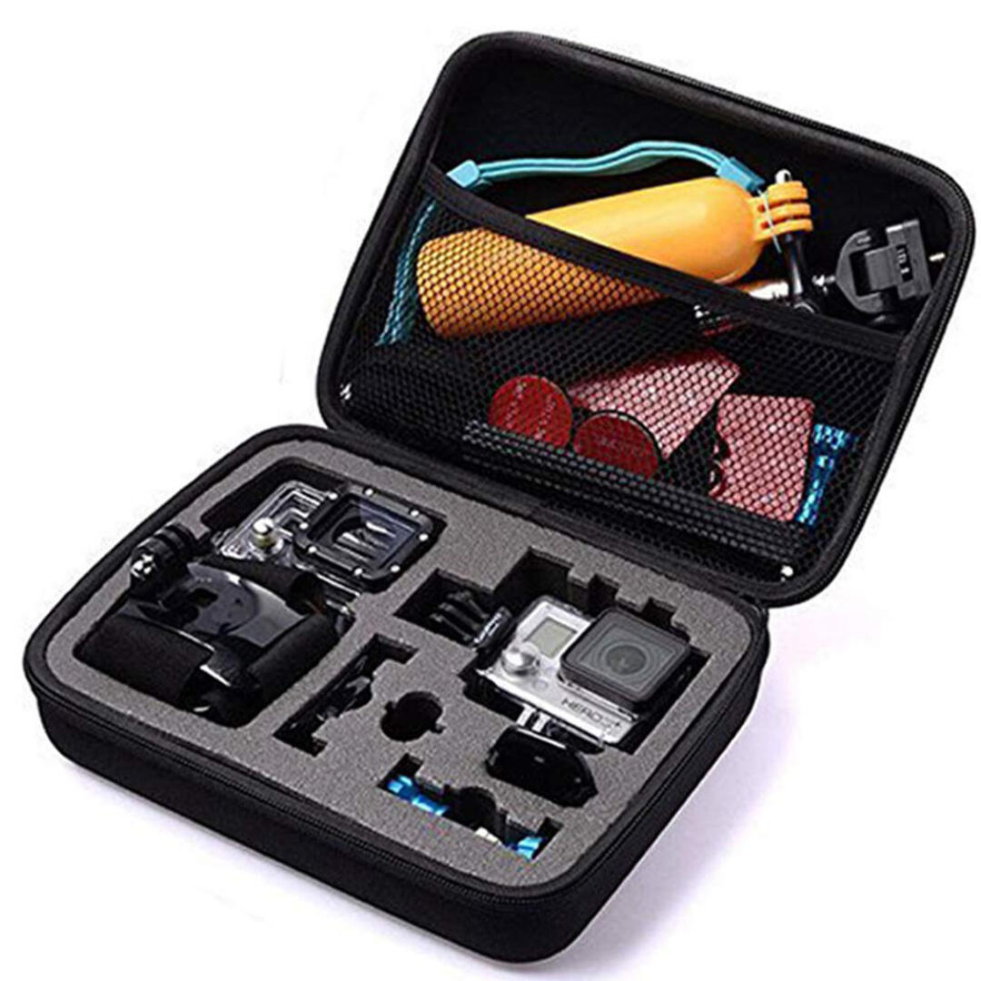 GoPro Aksiyon Kamera + Knmaster GoPro Büyük Boy Karbon Çanta