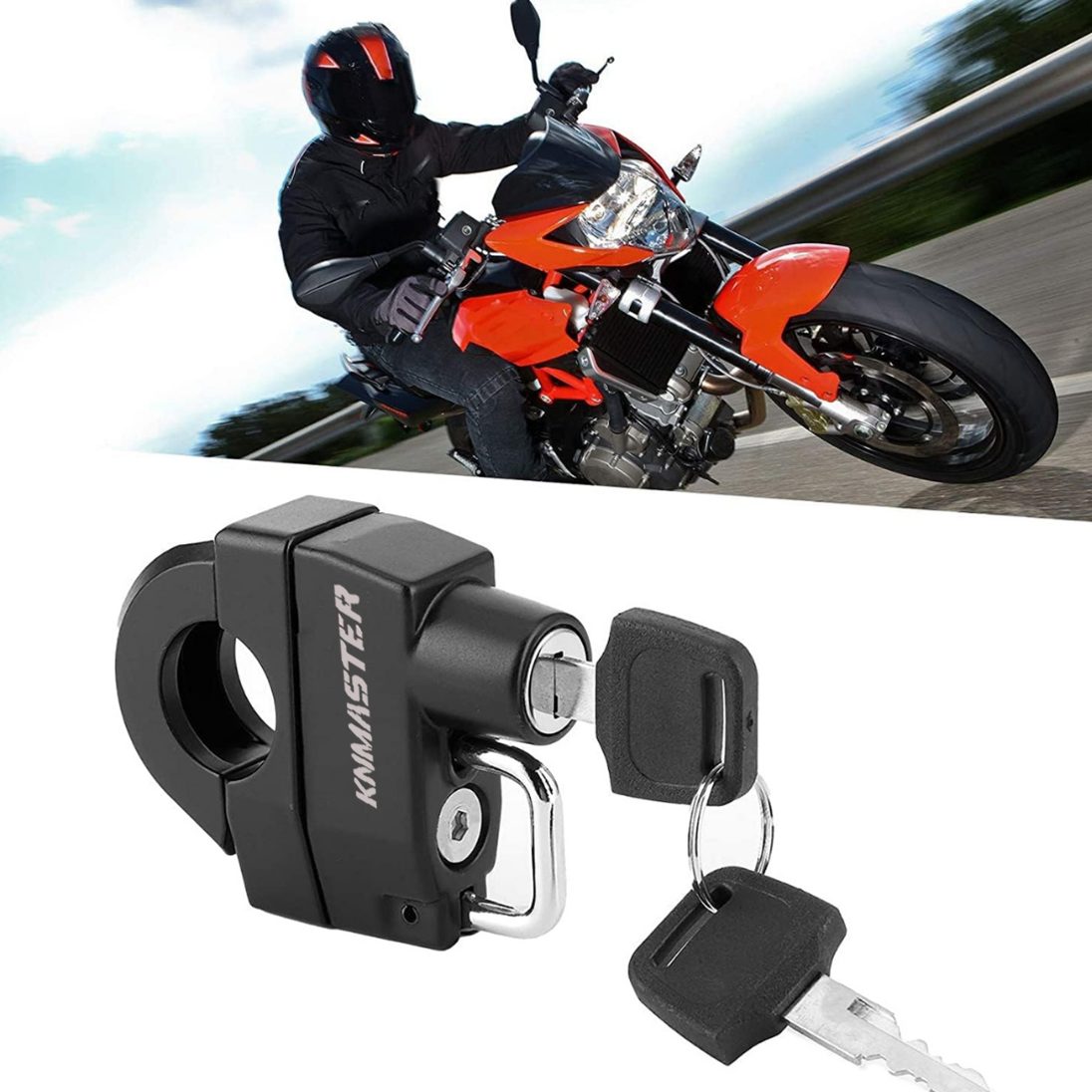 Knmaster HL100 Evrensel Motosiklet Kask Kilidi