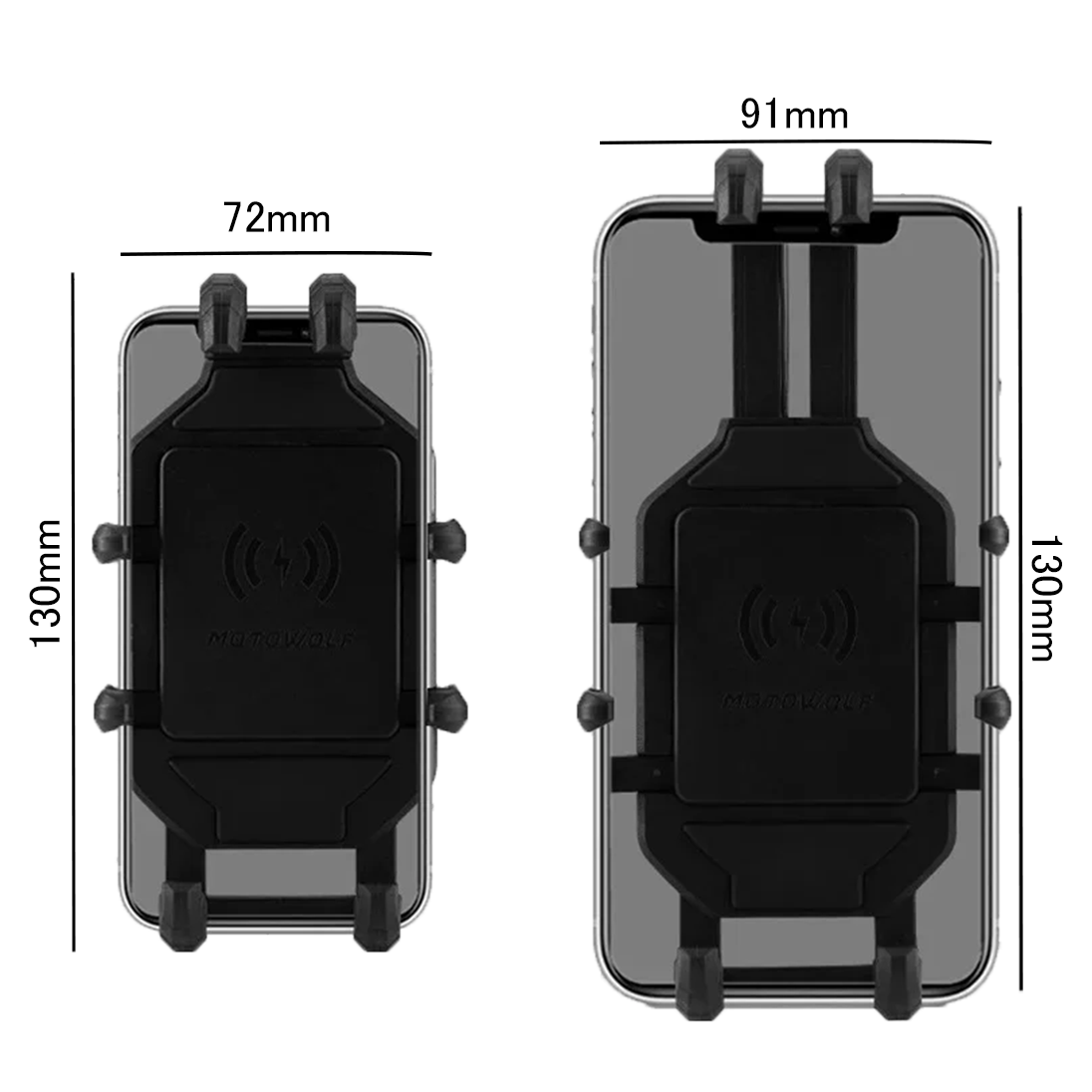 Motowolf Titreşim Engelleyici Gidon Bağlantılı Telefon Tutucu