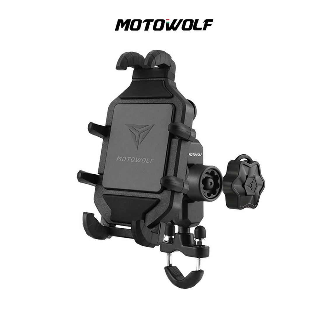 Motowolf Titreşim Engelleyici Gidon Bağlantılı Telefon Tutucu