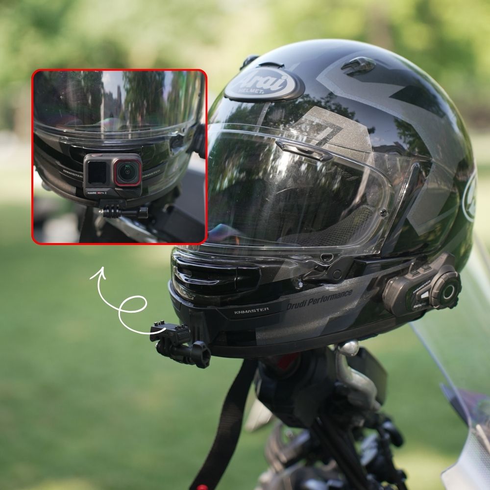 KNMASTER HC-10 | Motosiklet Kask Çene Aksiyon Kamera Tutucu