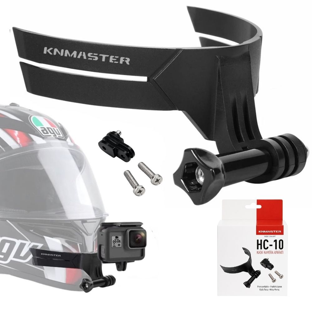 KNMASTER KNMASTER HC-10 | Motosiklet Kask Çene Aksiyon Kamera Tutucu KNMASTER KNMASTER HC-10 | Motosiklet Kask Çene Aksiyon Kamera Tutucu