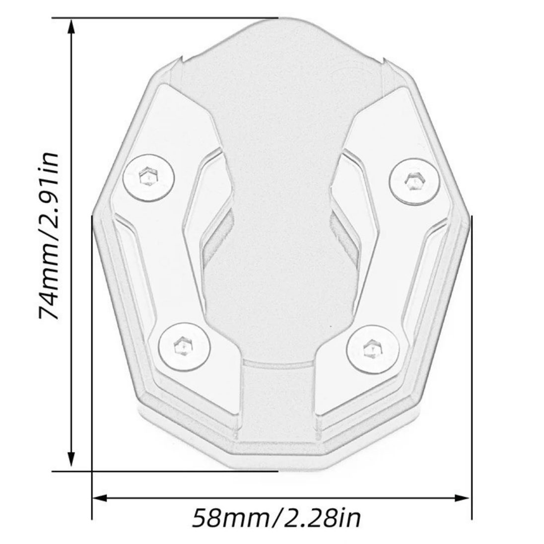 Yamaha Nmax 155 / 125 Uyumlu Ayak Genişletme