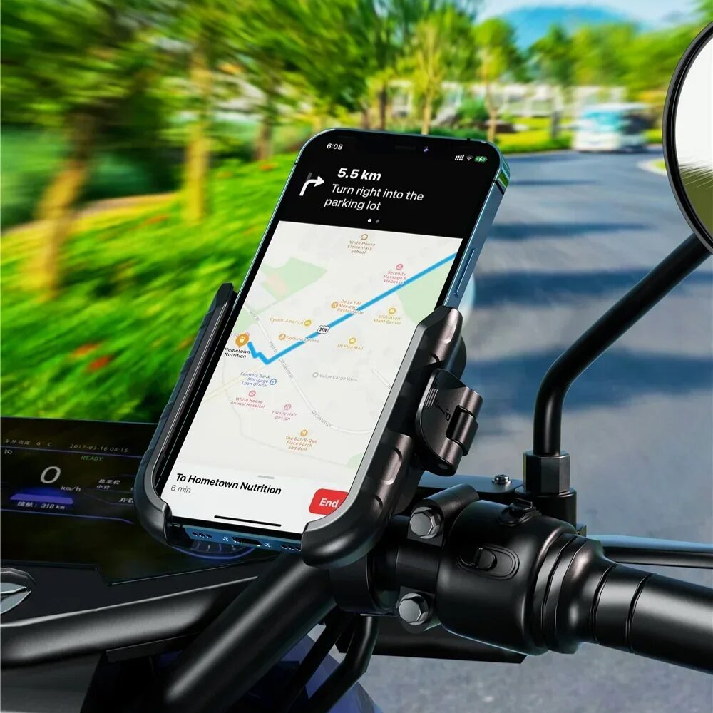 Knmaster TT200 Tüm Motosikletlere Uyumlu Telefon Tutucu