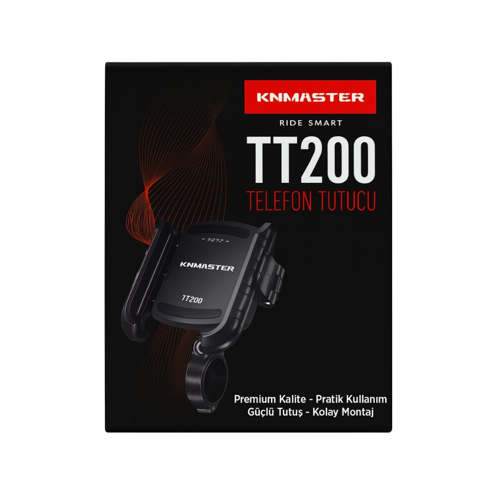 Knmaster TT200 Tüm Motosikletlere Uyumlu Telefon Tutucu