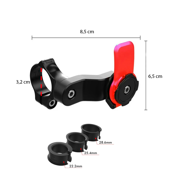 Knmaster TT-700 Tüm Motosikletlere Uyumlu Telefon Tutucu