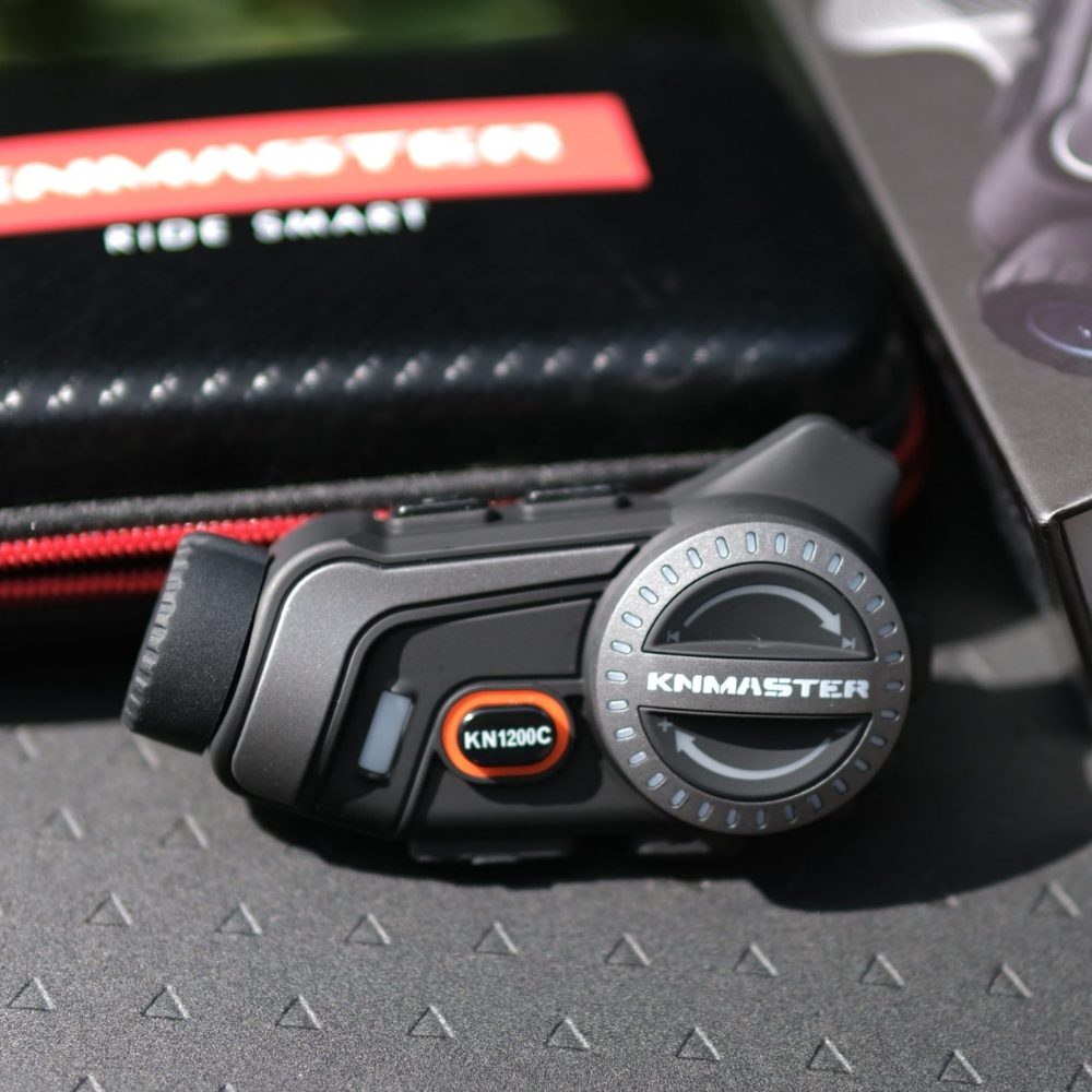 KNMASTER KN1200C PRO Kameralı Motosiklet Kask Bluetooth Intercom Kulaklık Seti