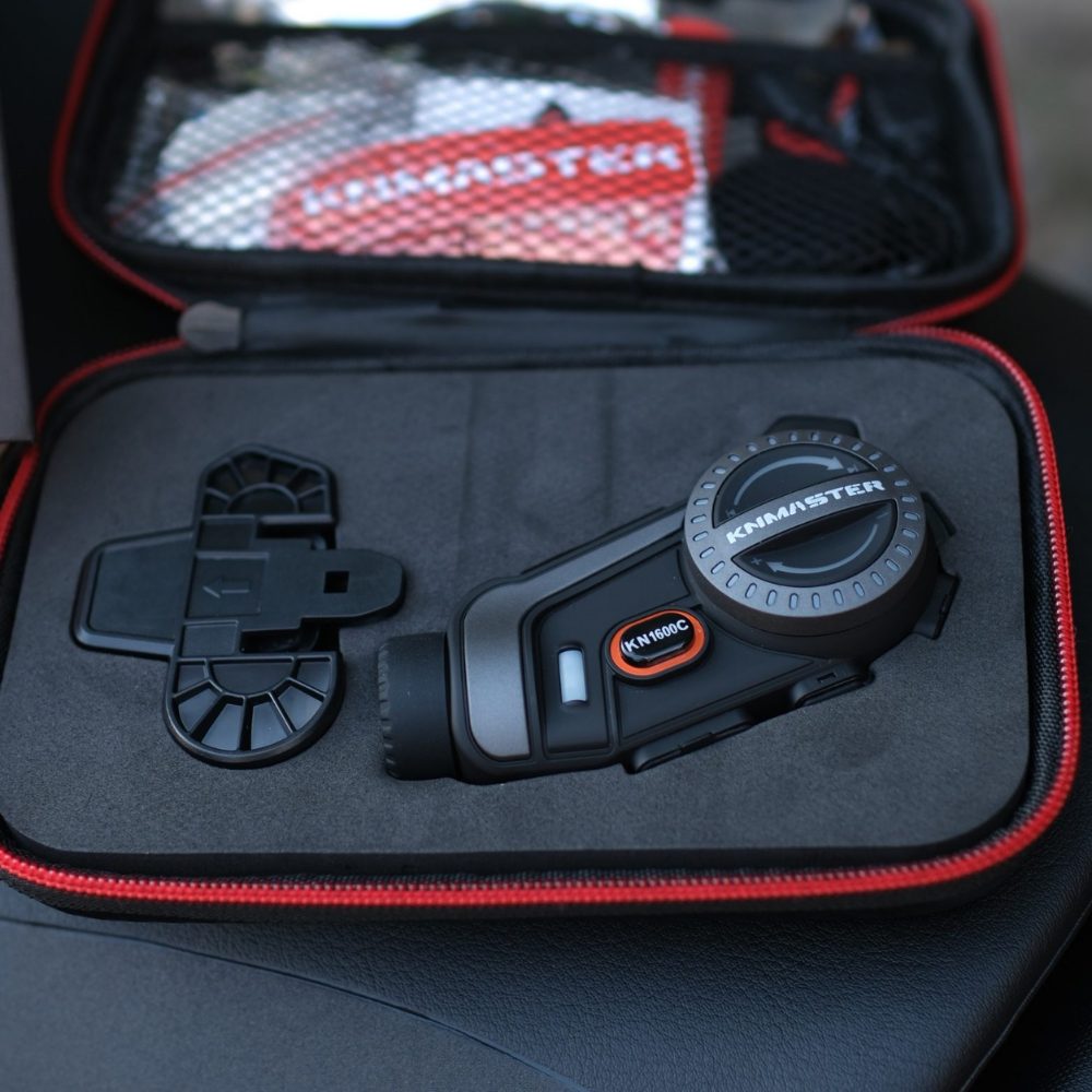 KNMASTER KN1600C PRO Kameralı Motosiklet Kask Bluetooth İntercom Kulaklık Seti