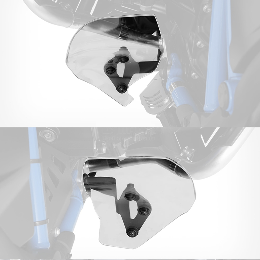 Knmaster BMW R1200GS – R1250GS ( 2013 – 2024) Şeffaf Ayak Koruyucu