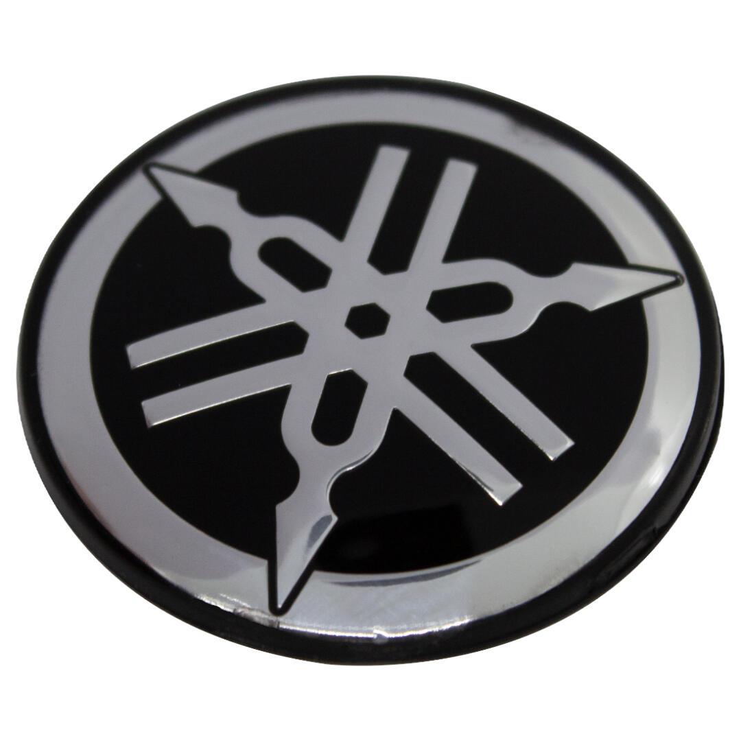 YAMAHA Yamaha Logo Yuvarlak Alüminyum Sticker Etiket