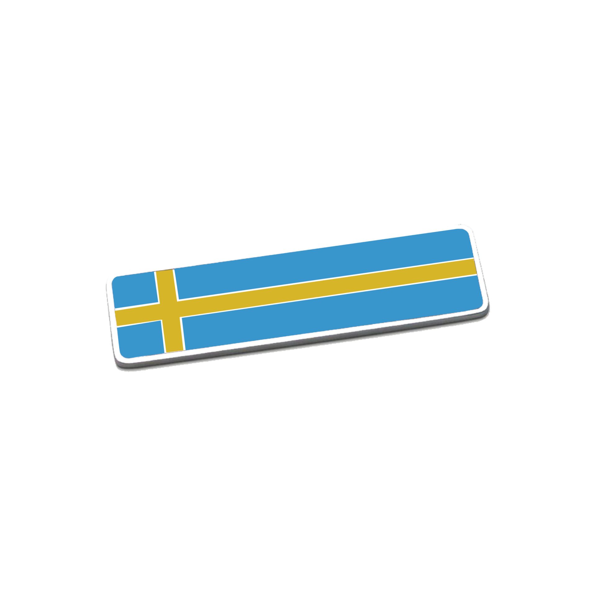 Ülke Bayrakları Alüminyum Sticker Uzun