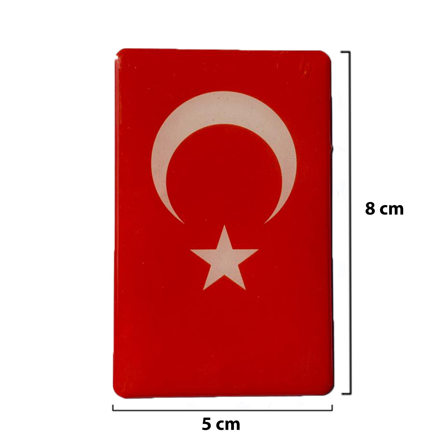 KNMASTER Türk Bayrağı Damla Sticker