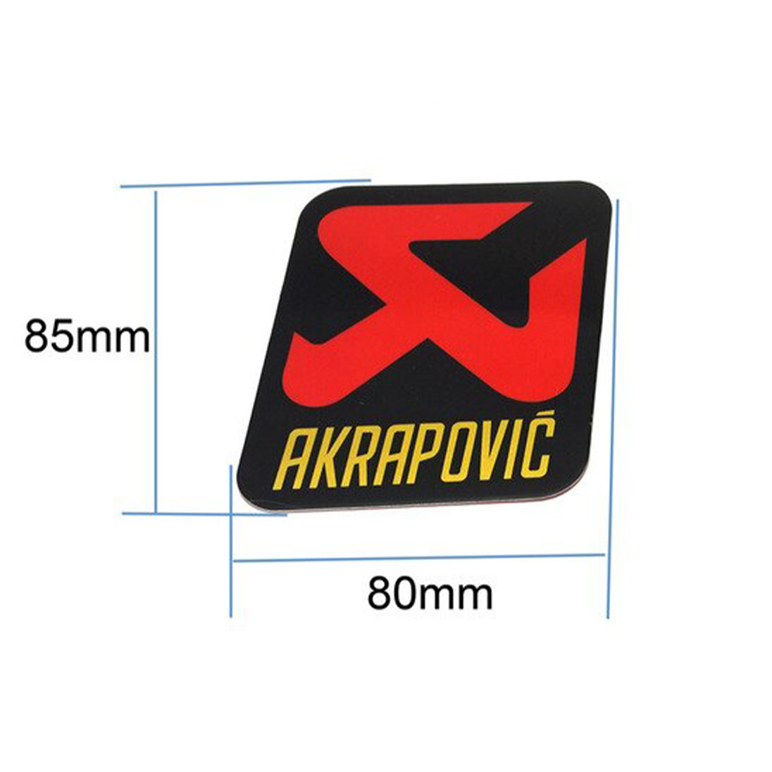 Akrapovic Kare Alüminyum Sticker