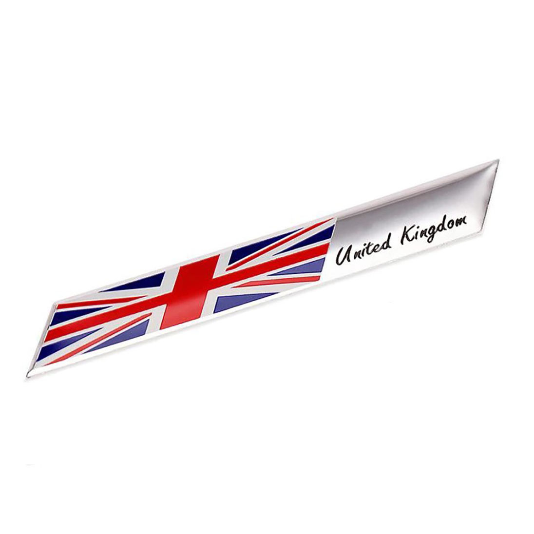 KNMASTER Ülke Bayrakları Çubuk Tasarımlı Alüminyum Sticker Etiket