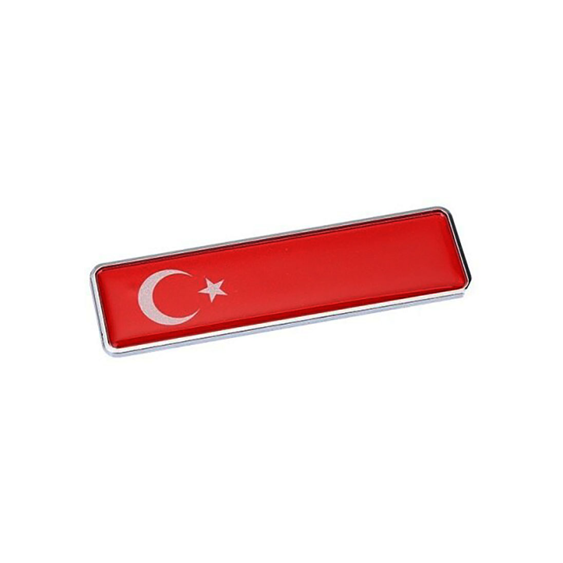 Ülke Bayrakları Damlalı Alüminyum Sticker Uzun