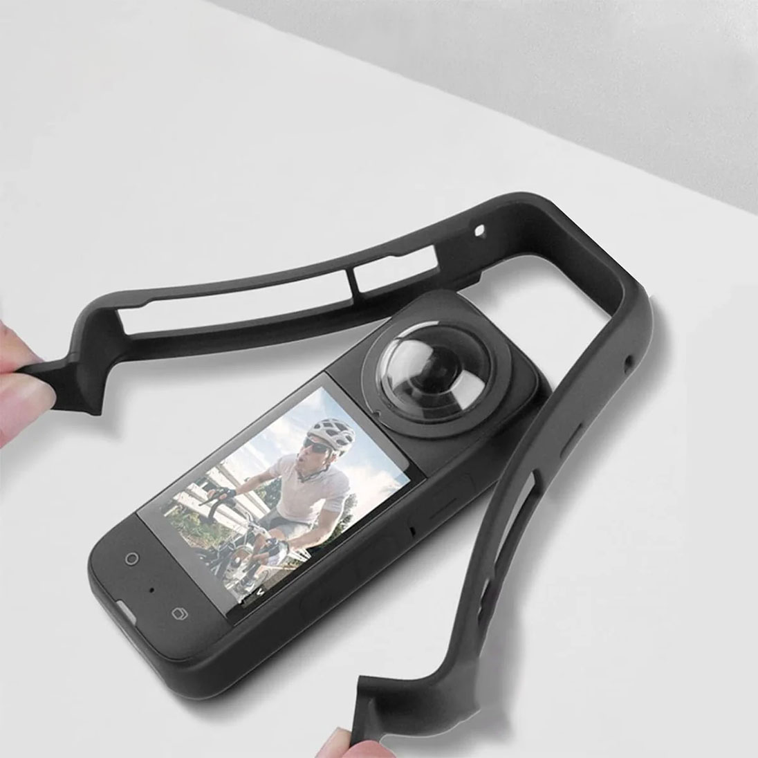 Knmaster – Insta360 X2 Kamera için Plastik Koruyucu Çerçeve