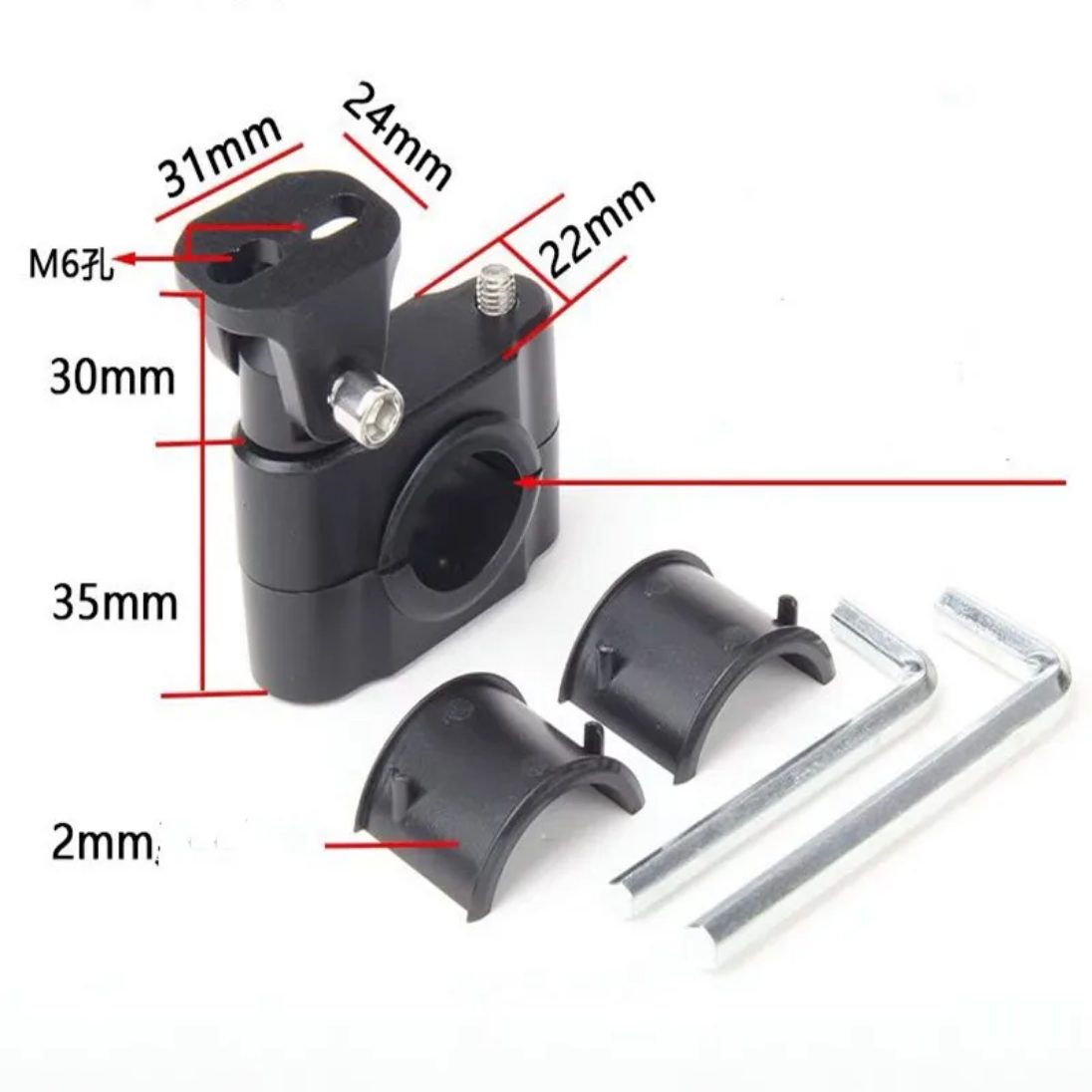 Knmaster MC-60 Sis Farı Bağlantı Ayağı