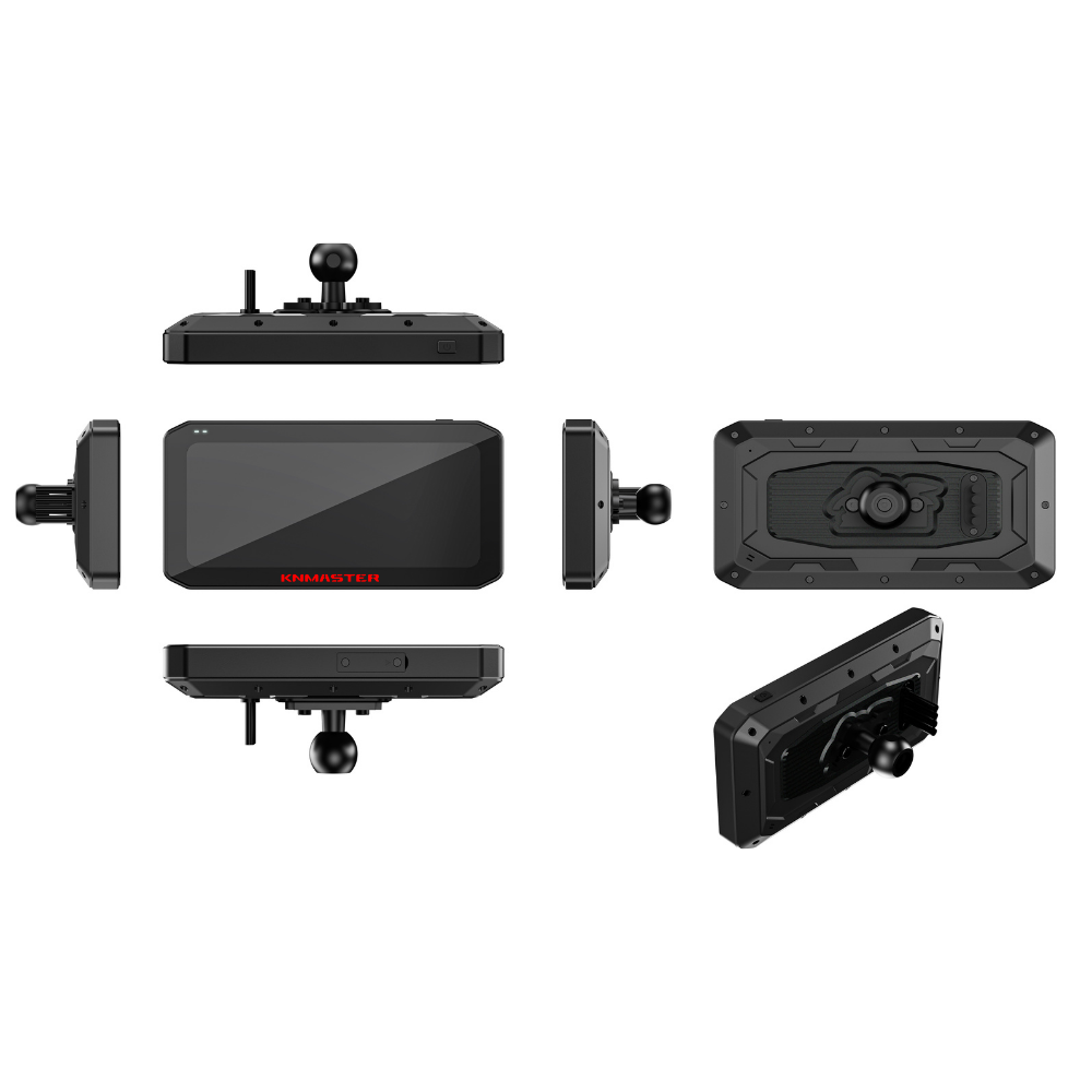 KNMASTER MOTOPLAY 2000 PRO – 6.25” 2K Çift Kameralı Kablosuz CarPlay & Android Auto Destekli Motosiklet Multimedya Ekranı
