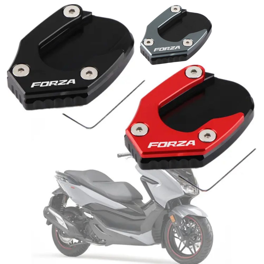 KNMASTER Knmaster Honda Forza 250 Alüminyum Yan Ayaklık Genişletici