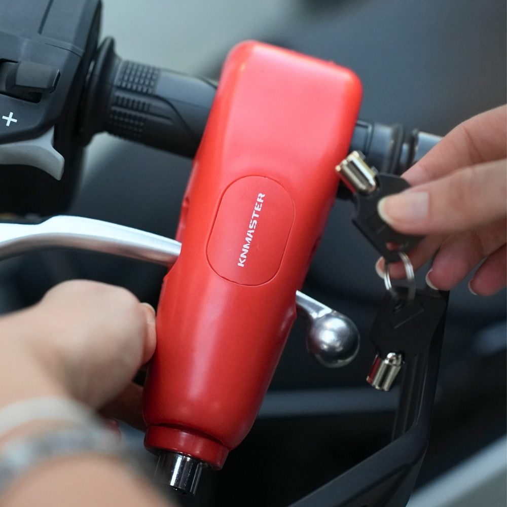 Knmaster GL150 Alarmlı Motosiklet Elcik Manet Fren Kilidi