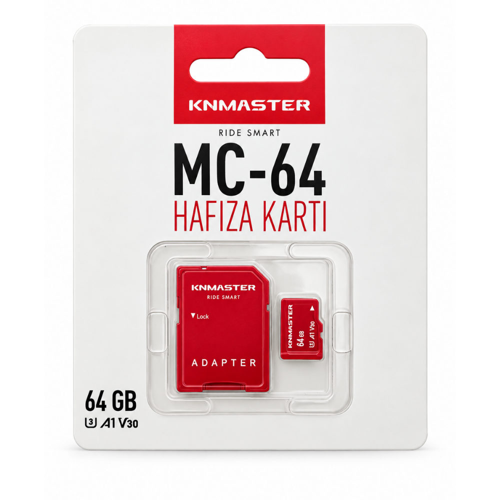 KNMASTER KNMASTER MC-64 64 GB Hafıza Kartı KNMASTER KNMASTER MC-64 64 GB Hafıza Kartı