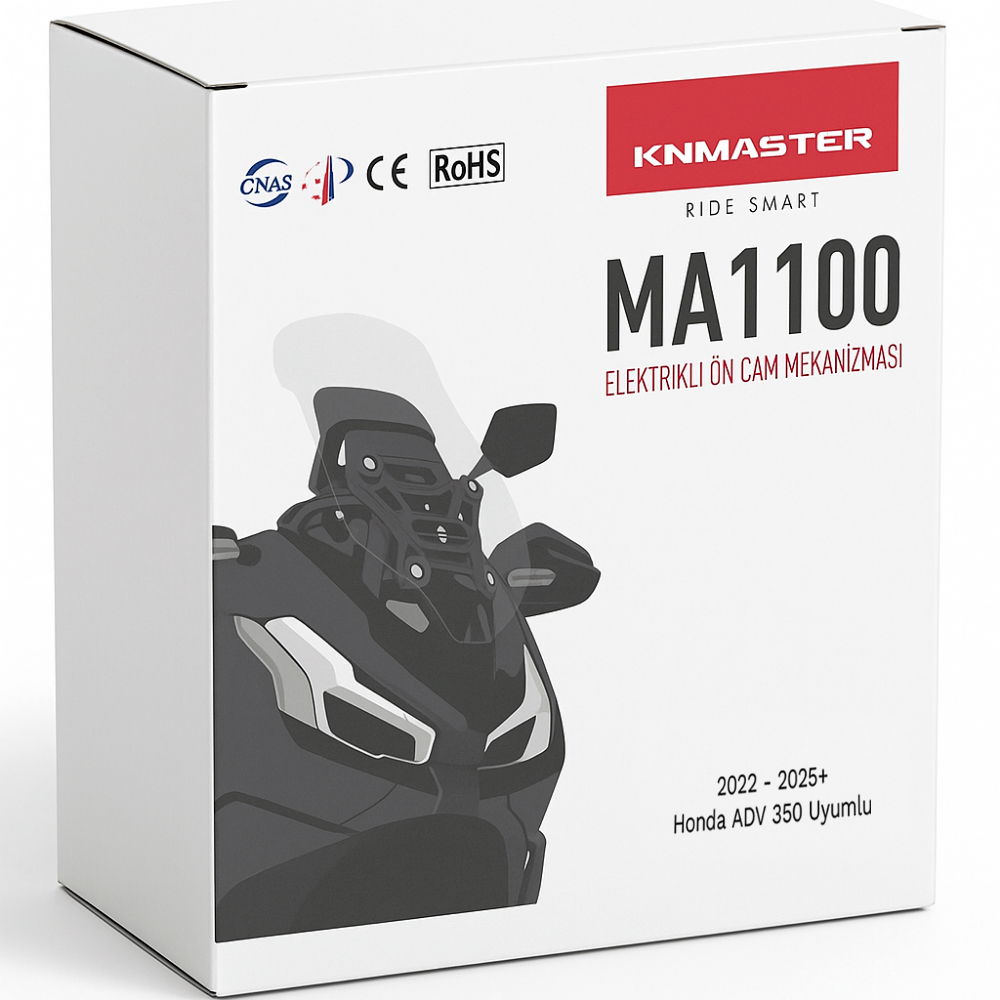 KNMASTER MA1100 Honda Adv350 Uyumlu Elektrikli Ön Cam Mekanizması
