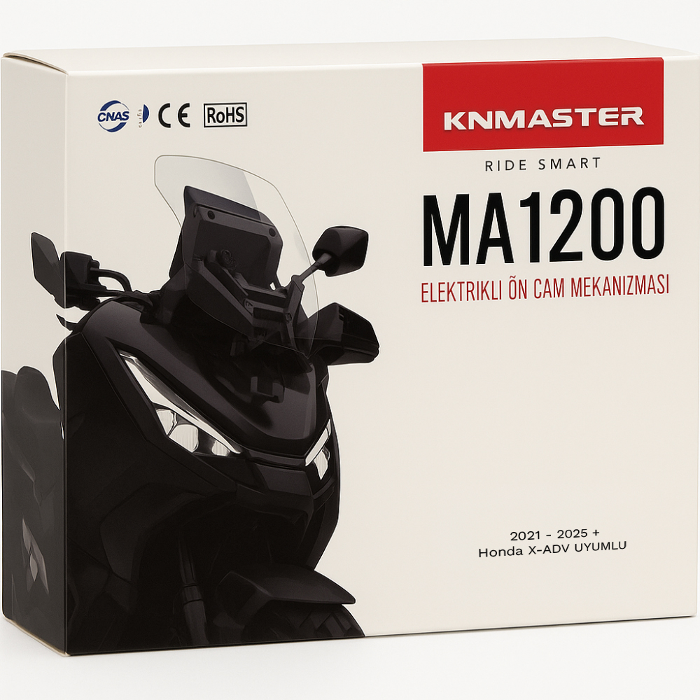 KNMASTER MA1200 Elektrikli Ön Cam Mekanizması – Honda X-ADV Uyumlu