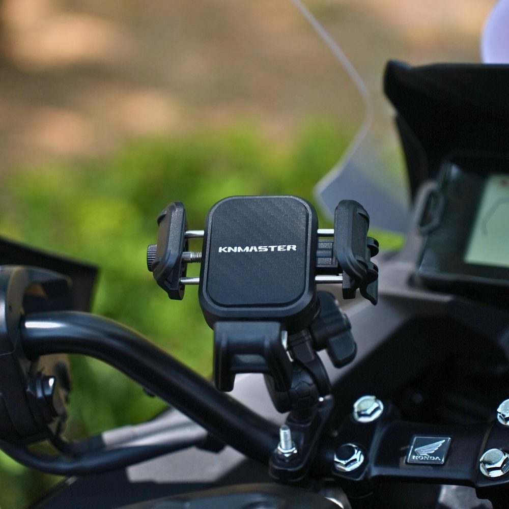 KNMASTER TT870 Titreşim Önleyicili Motosiklet Telefon Tutucu
