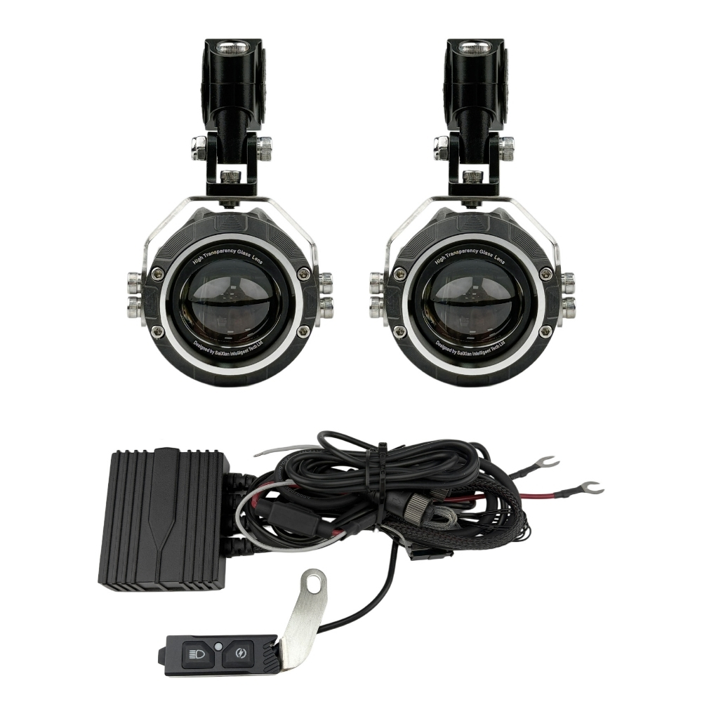 KNMASTER GRAVOX 80W 3 Renkli Motosiklet LED Sis Farı