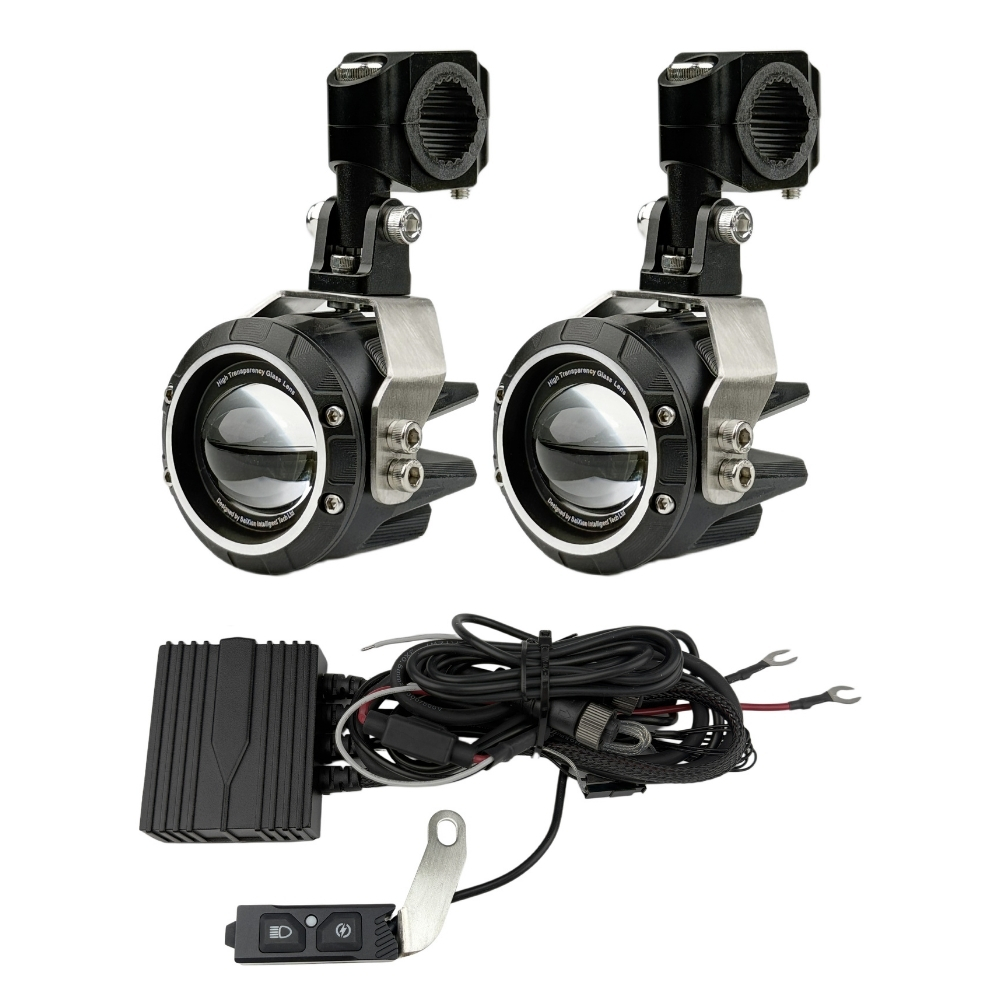 KNMASTER GRAVOX 80W 3 Renkli Motosiklet LED Sis Farı