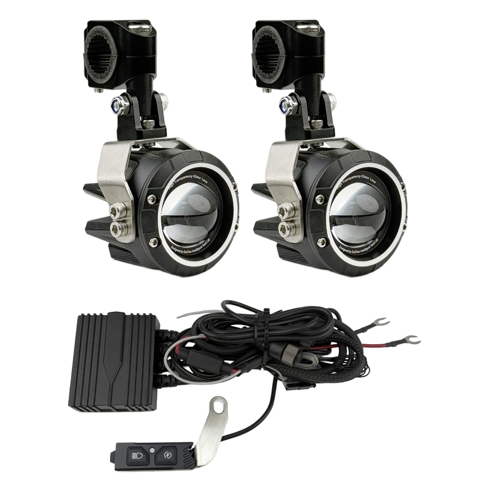 KNMASTER GRAVOX 80W 3 Renkli Motosiklet LED Sis Farı