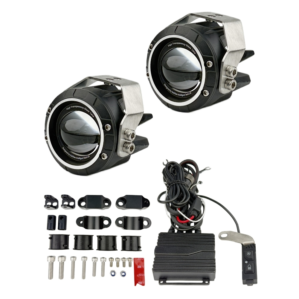 KNMASTER GRAVOX 80W 3 Renkli Motosiklet LED Sis Farı