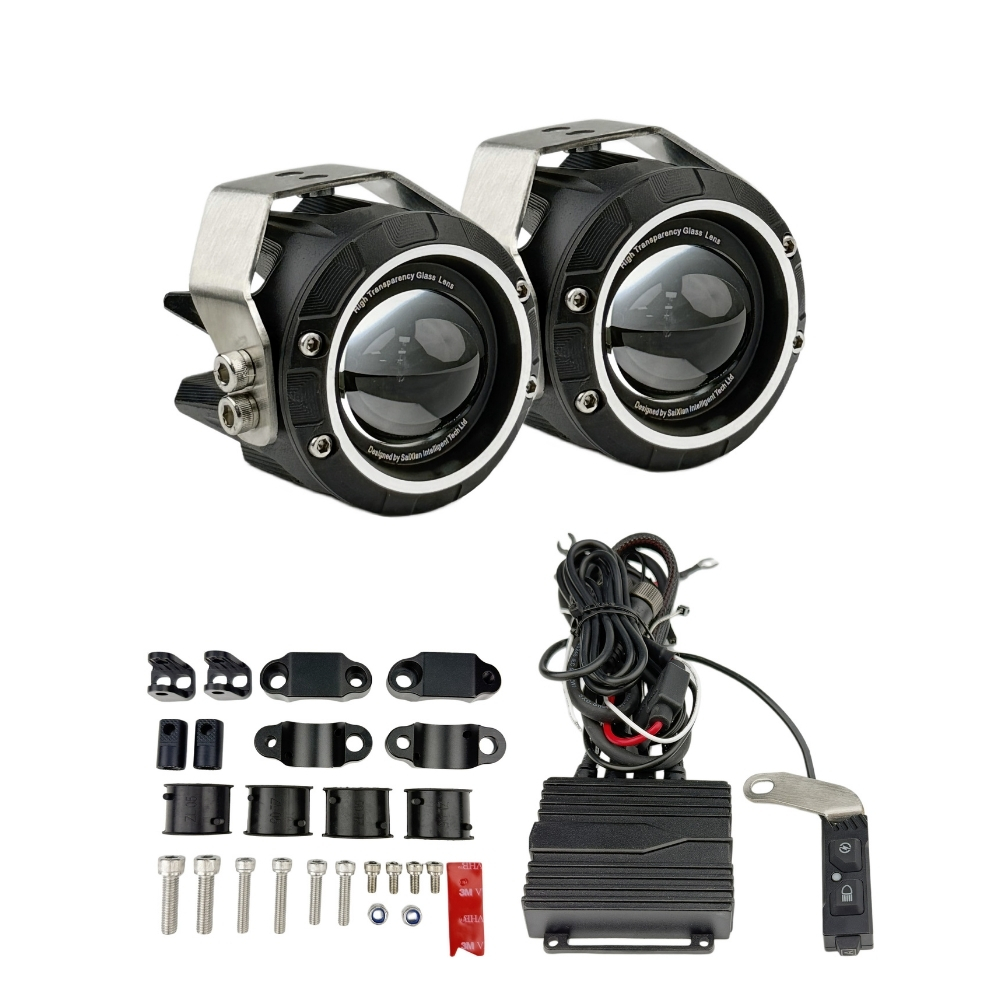 KNMASTER GRAVOX 80W 3 Renkli Motosiklet LED Sis Farı