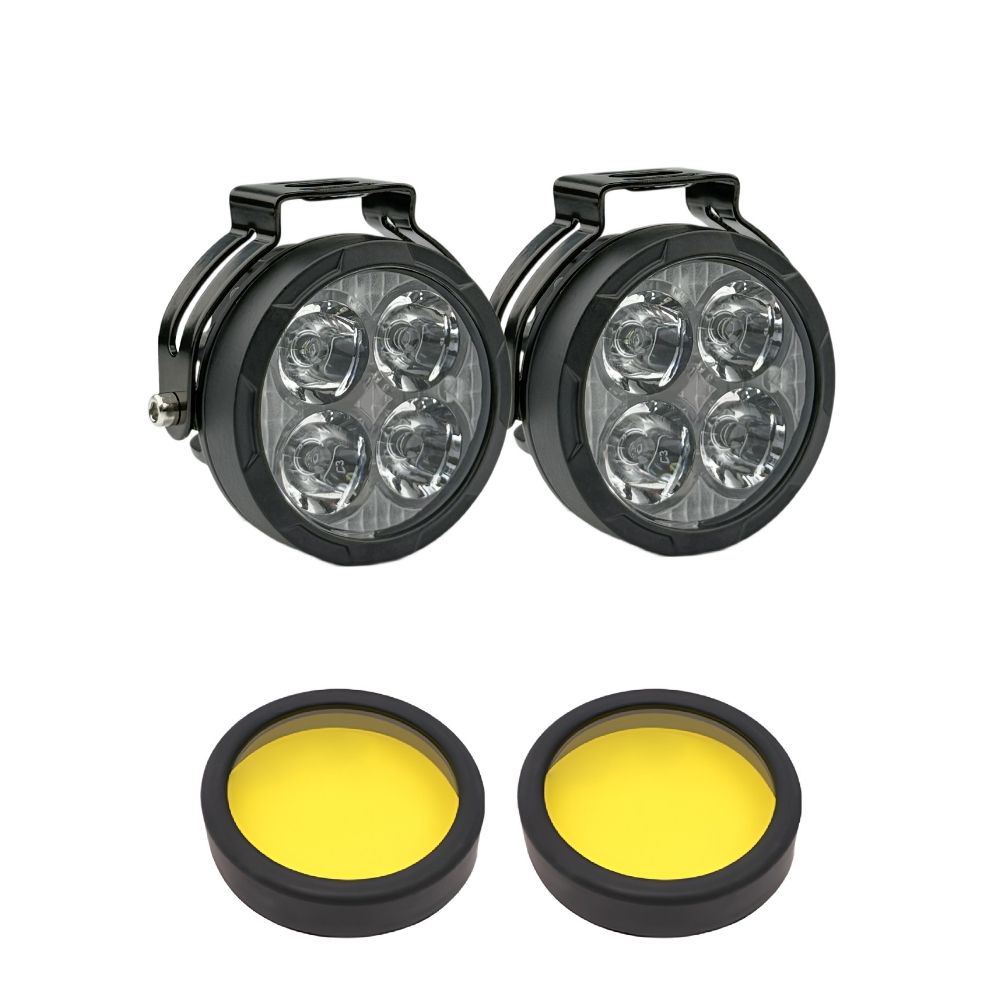 KNMASTER LUMACE 40W 2 Renkli Motosiklet LED Sis Farı