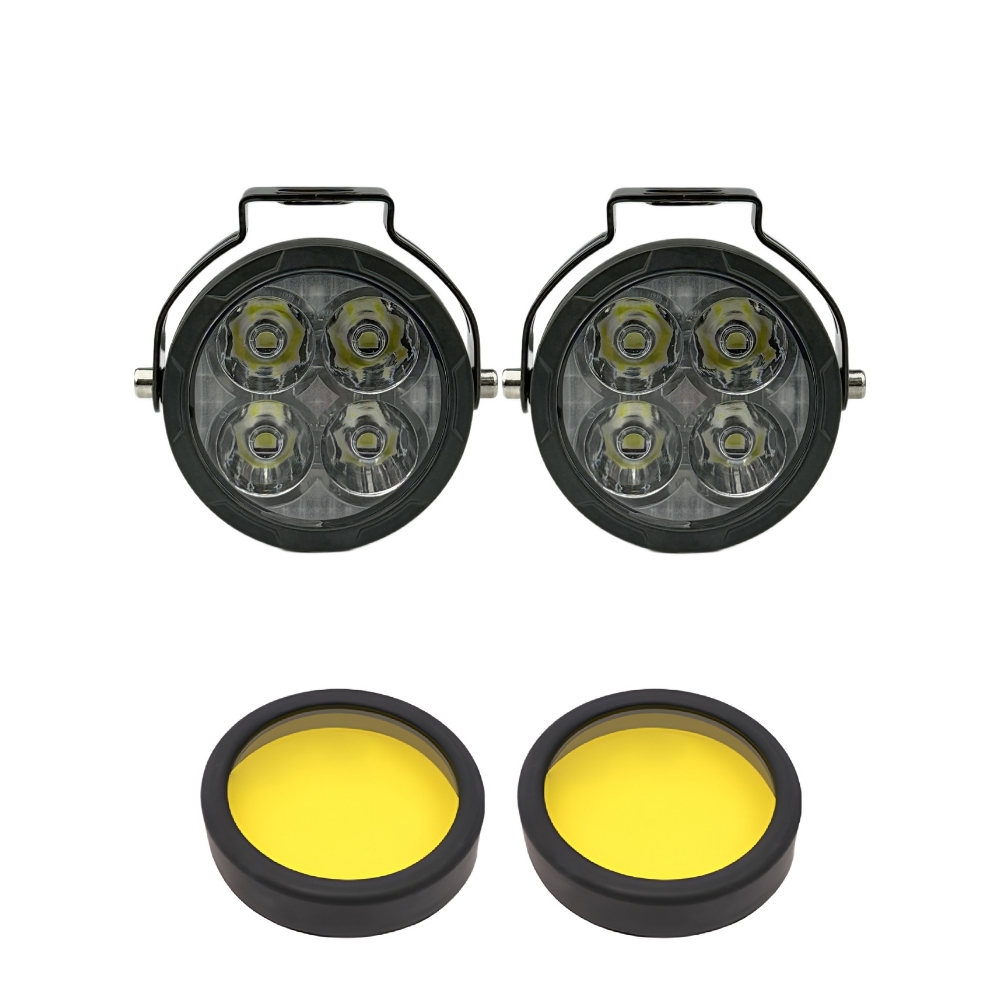 KNMASTER LUMACE 40W 2 Renkli Motosiklet LED Sis Farı