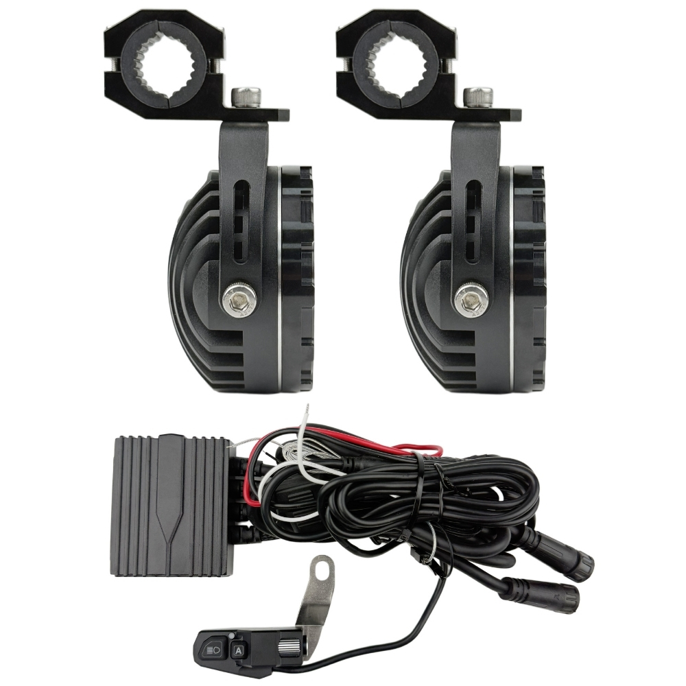 KNMASTER VOLENTA 90W 3 Renkli Motosiklet LED Sis Farı