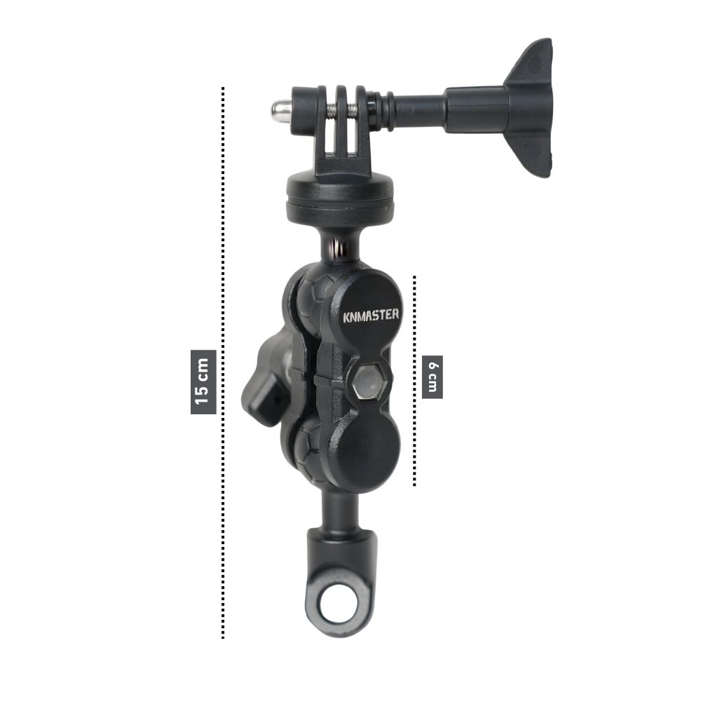 Knmaster MC110 – 360° Ayarlanabilir Motosiklet Ayna Dibi Aksiyon Kamera Aparatı