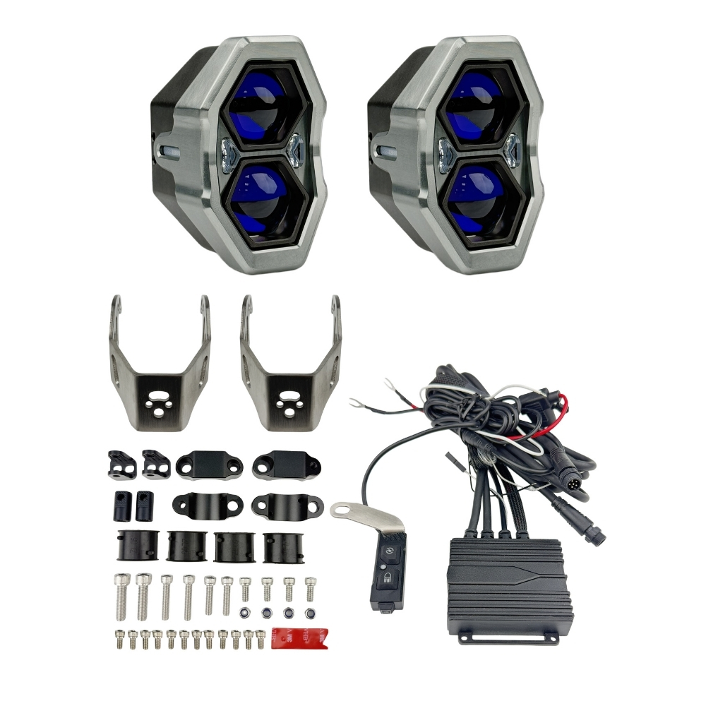 KNMASTER SMOKE 115W Motosiklet LED Sis Farı