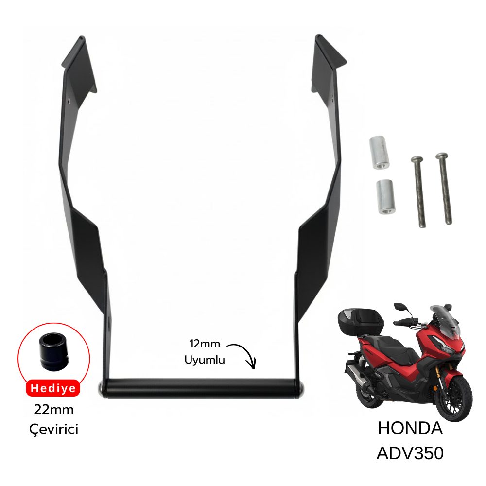 HONDA Pixel – Honda ADV350 Uyumlu Telefon & Navigasyon Tutucu – Siyah HONDA Pixel – Honda ADV350 Uyumlu Telefon & Navigasyon Tutucu – Siyah