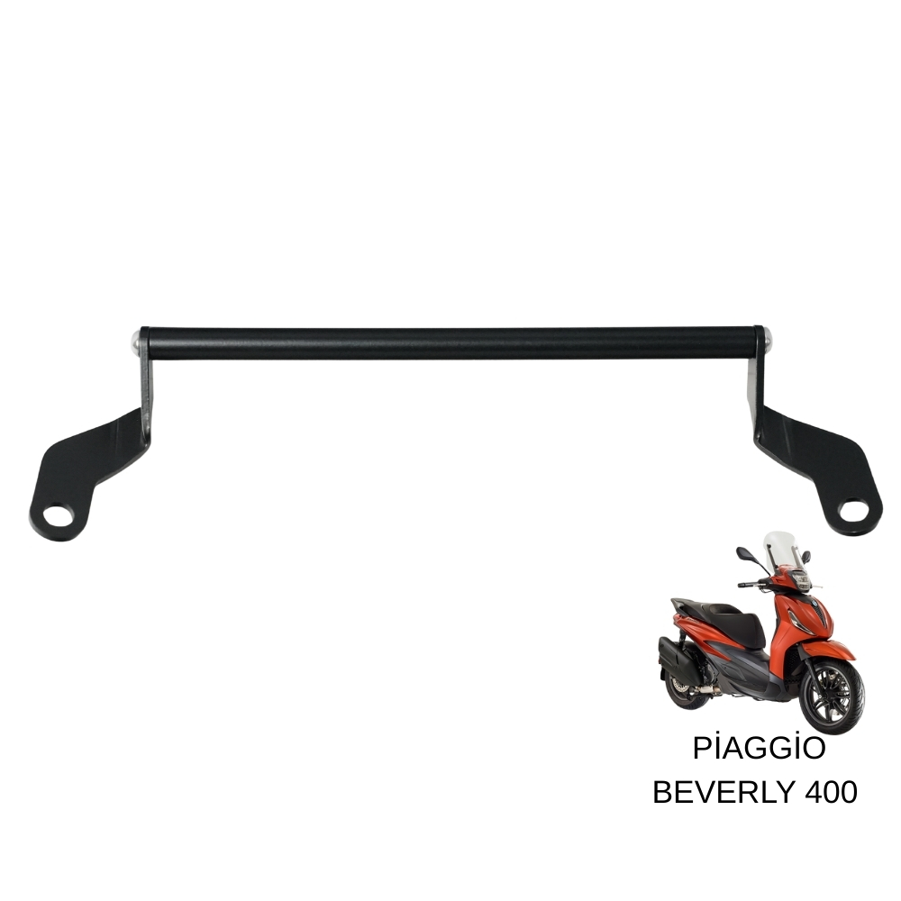 Pixel – Piaggio Beverly 400 Uyumlu Telefon & Navigasyon Tutucu – Siyah
