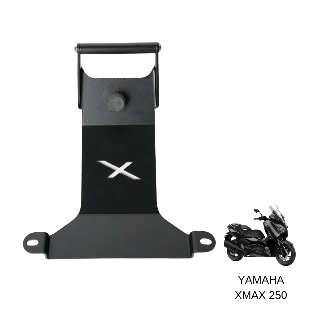 Pixel – YAMAHA XMAX 250 Uyumlu Telefon & Navigasyon Tutucu – Siyah