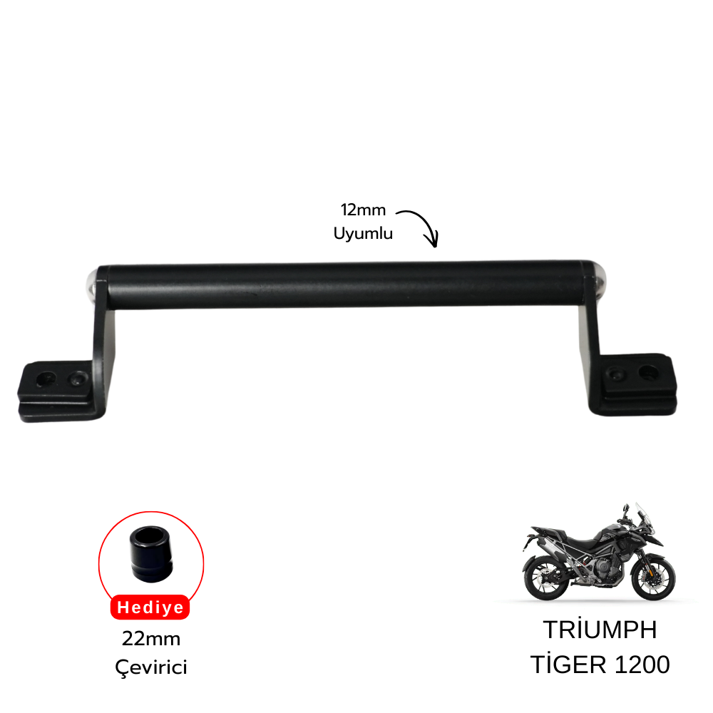 Pixel – Triumph Tiger 1200 Uyumlu Telefon & Navigasyon Tutucu – Siyah Pixel – Triumph Tiger 1200 Uyumlu Telefon & Navigasyon Tutucu – Siyah