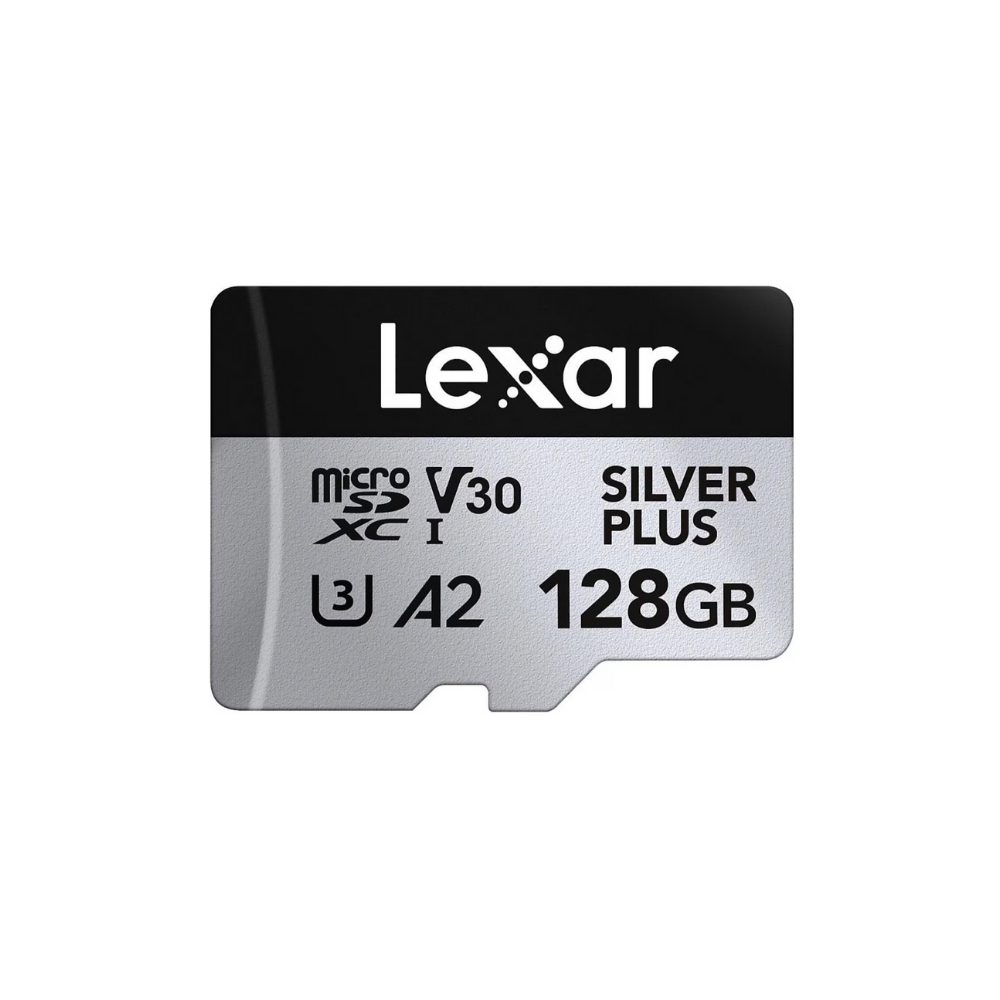 KNMASTER Lexar 128GB Silver Plus 205MB 4K V30 Uhsı Micro Sd Hafıza Kartı