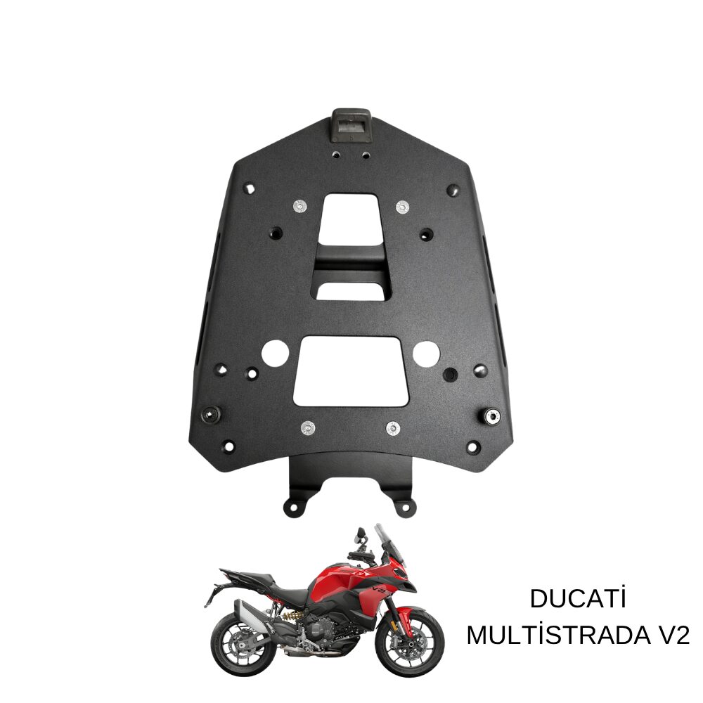 Pixel – Ducati Multistrada V2 Uyumlu Çanta Demiri – Siyah