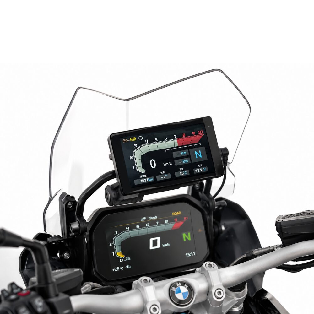 KNMASTER MOTOPLAY BM1 –  7″ BMW Uyumlu Motosiklet CarPlay & Android Auto Multimedya Ekranı
