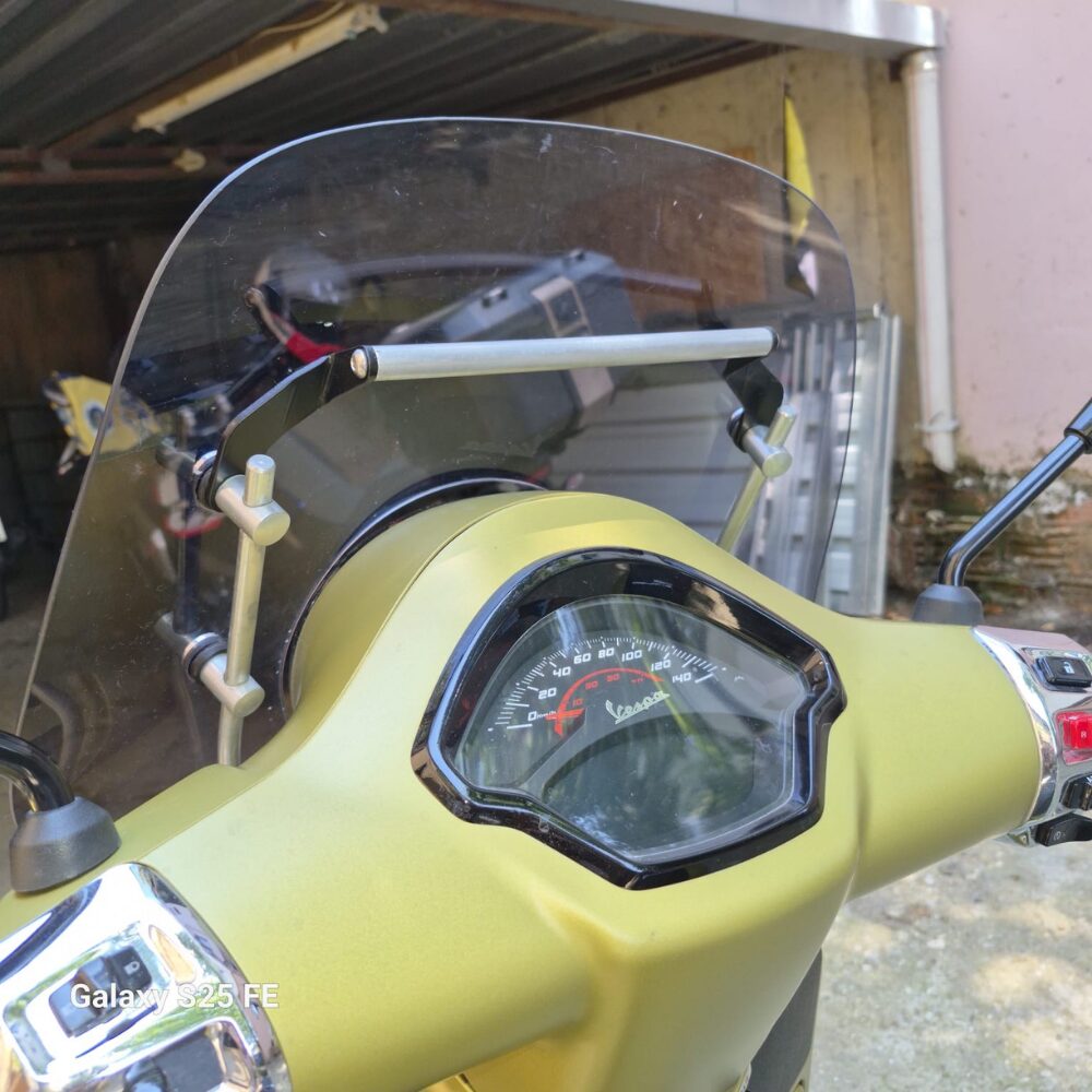 Vespa Uyumlu Navigasyon Barı / Telefon Tutucu Montaj Aparatı