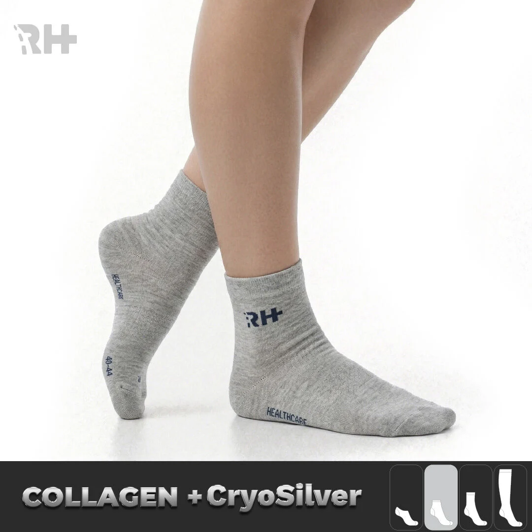 Rider Healthcare Cryo Silver + Collagen Soket Gümüş İplikli Çorap