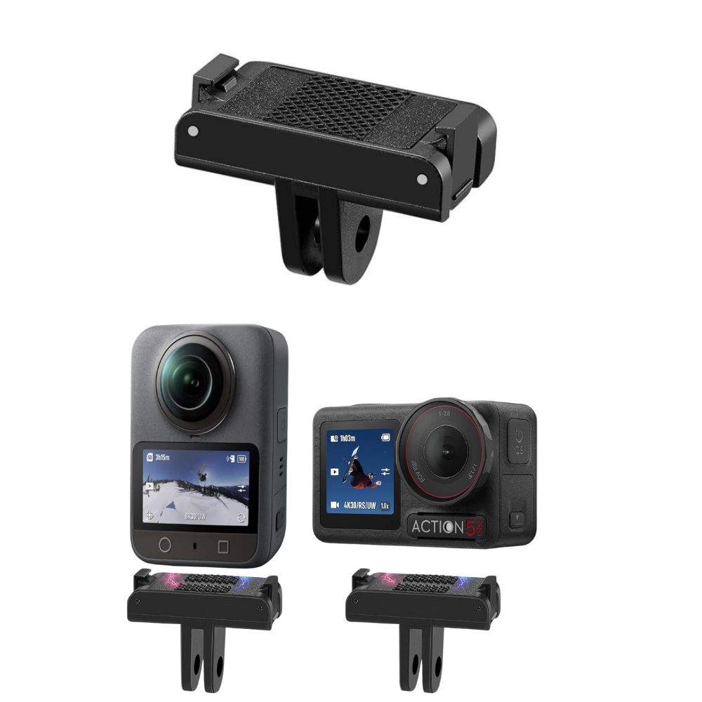 KNMASTER KNMASTER Manyetik Hızlı Çıkarılabilir Adaptör – DJI Uyumlu Kamera Montaj Aparatı