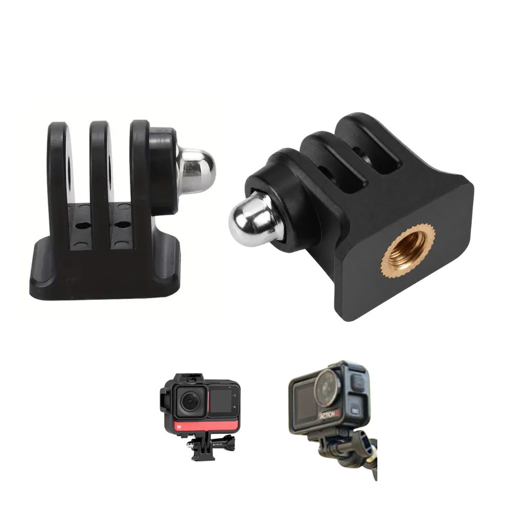 KNMASTER KNMASTER Aksiyon Kamerası Tripod Bağlantı Adaptörü – 1/4″ Vida Dişi – GoPro, DJI Osmo Action ve Insta360 Uyumlu KNMASTER KNMASTER Aksiyon Kamerası Tripod Bağlantı Adaptörü – 1/4″ Vida Dişi – GoPro, DJI Osmo Action ve Insta360 Uyumlu