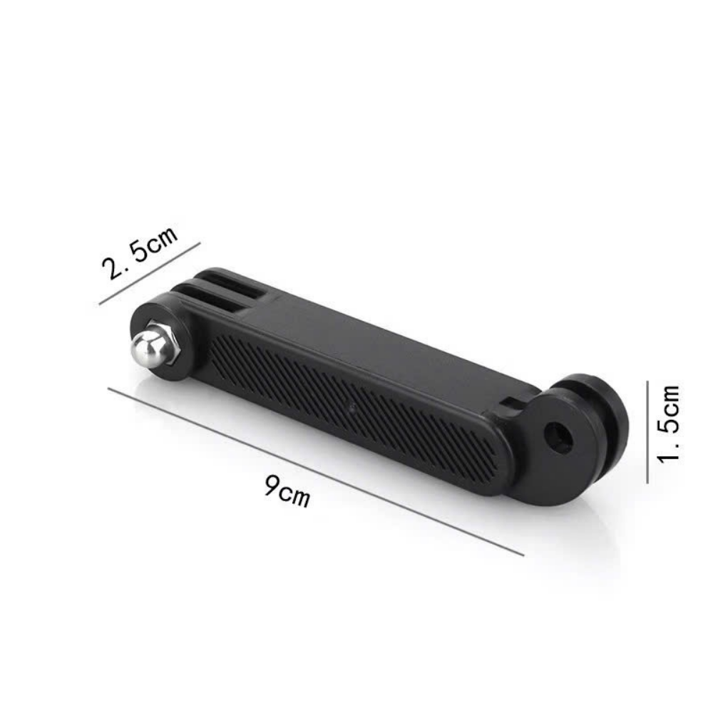 KNMASTER Aksiyon Kamerası 9CM Düz Uzatma Bağlantı Aparatı – 9 cm Aksiyon Kamera Uzatma Kolu
